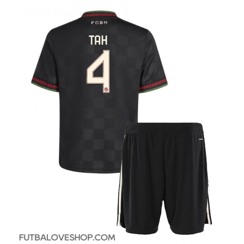 Dres Bayern Munich Jonathan Tah #4 Tretina pre deti 2025-26 Krátky Rukáv (+ trenírky)